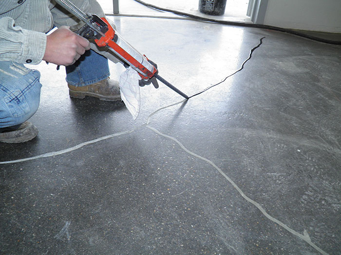 Concrete Crack And Joint Repair Dci Flooring Industrial